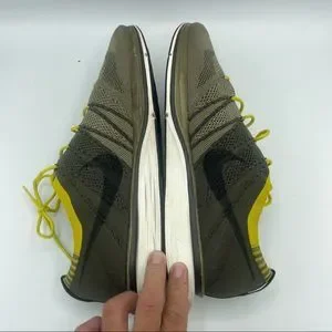 Nike Shoes Nikeflyknit Trainer Ah839630 Cargo Khakibright